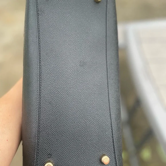 Coach Black Medium Rowen with Gold Accents - Picture 4 of 7